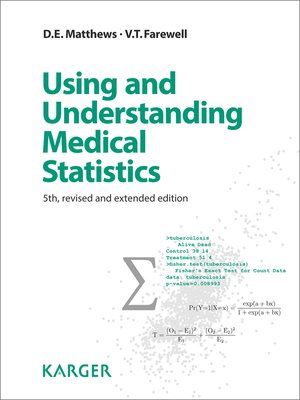 cover image of Using and Understanding Medical Statistics